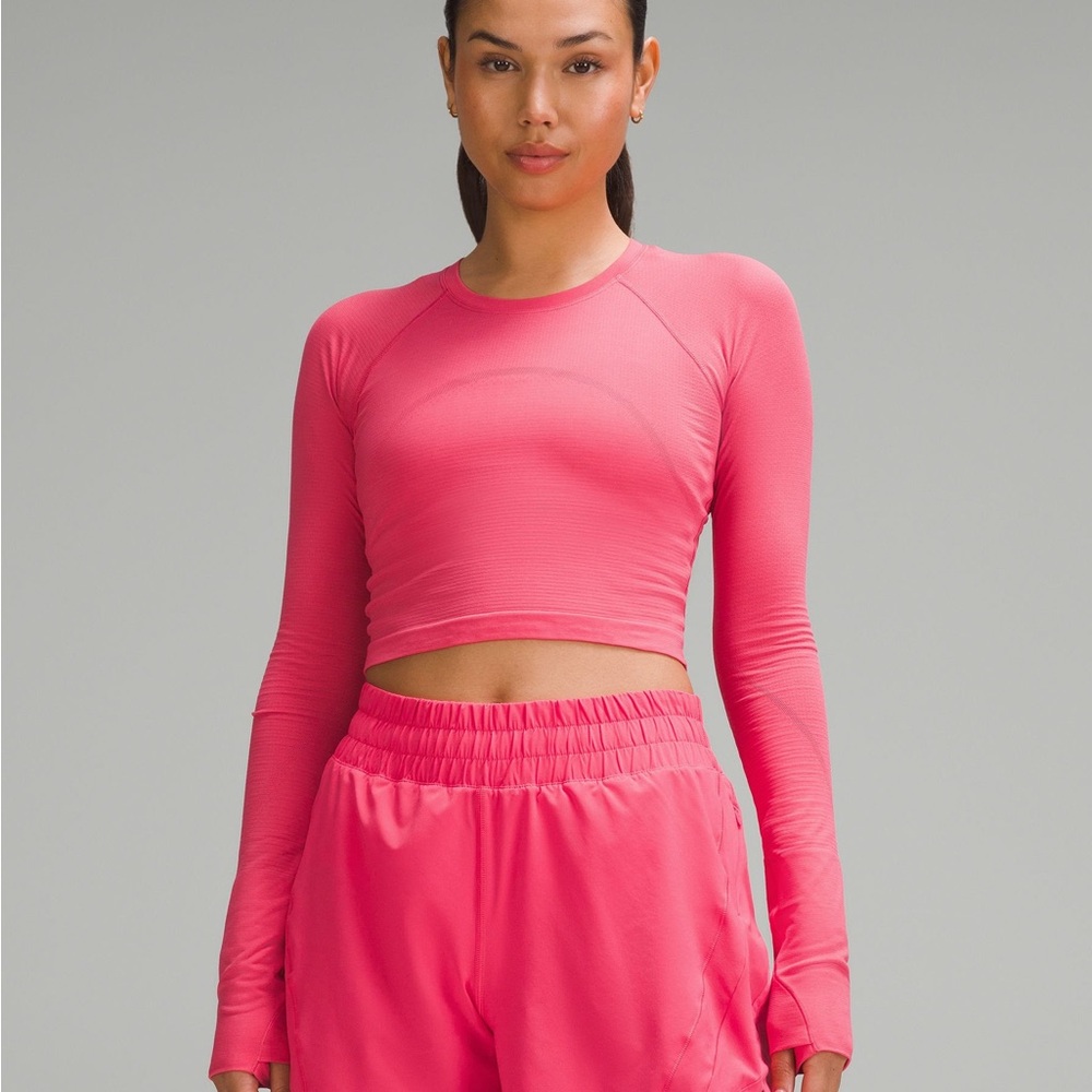 Lululemon Swiftly Tech Cropped Long-Sleeve Shirt 2.0